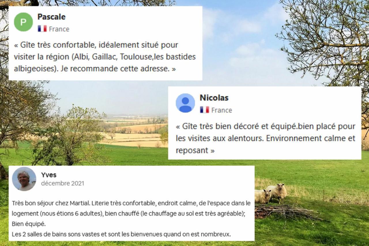 Le Gite Nature Bien-Etre Piscine Chauffee Privee Du Tarn Entre Toulouse Et Albi & Les Cottages Du Tarn Peyrole Εξωτερικό φωτογραφία